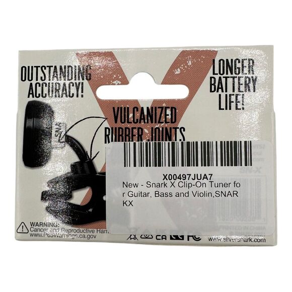 Snark X Clip-On Chromatic Tuner For Guitar, Bass, and Violin - Picture 4 of 5